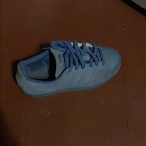 Blue adidas